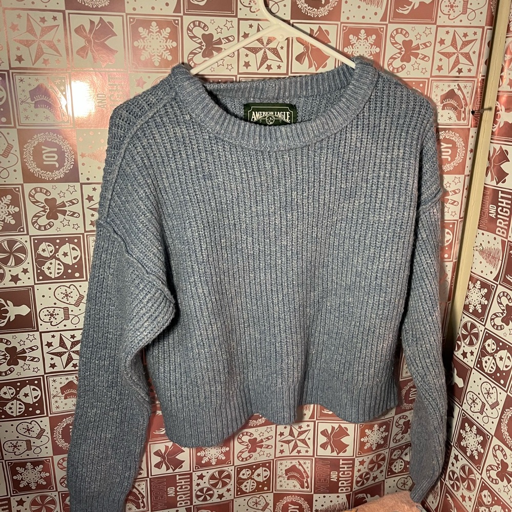 💕American Eagle Blue Knit Sweater💕